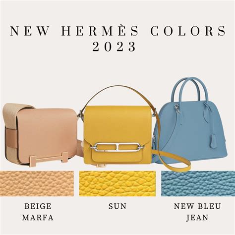 hermes color palette 2024|hermes colors for summer.